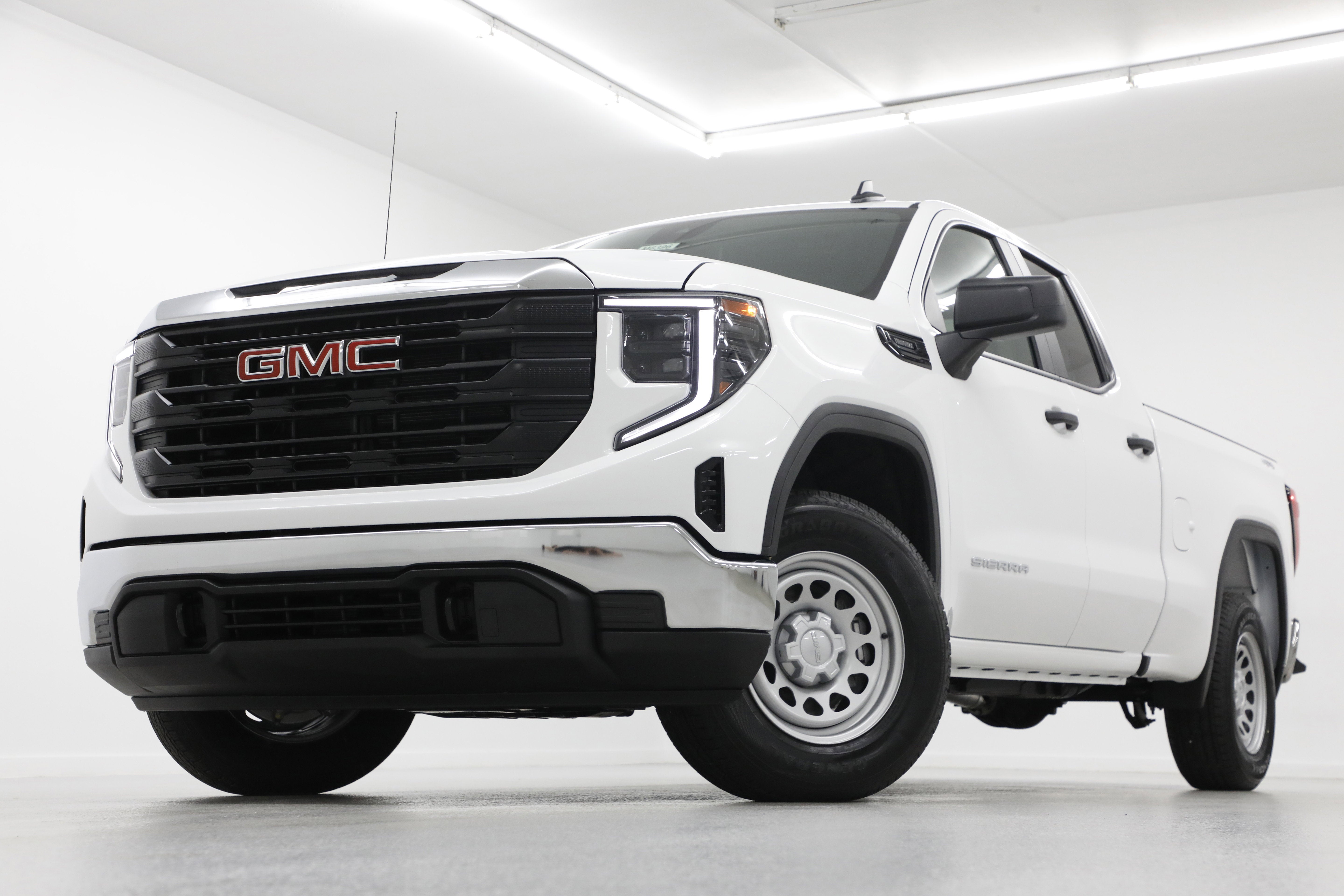 2026 GMC Sierra 1500 Pro in Summit White — front three-quarter view