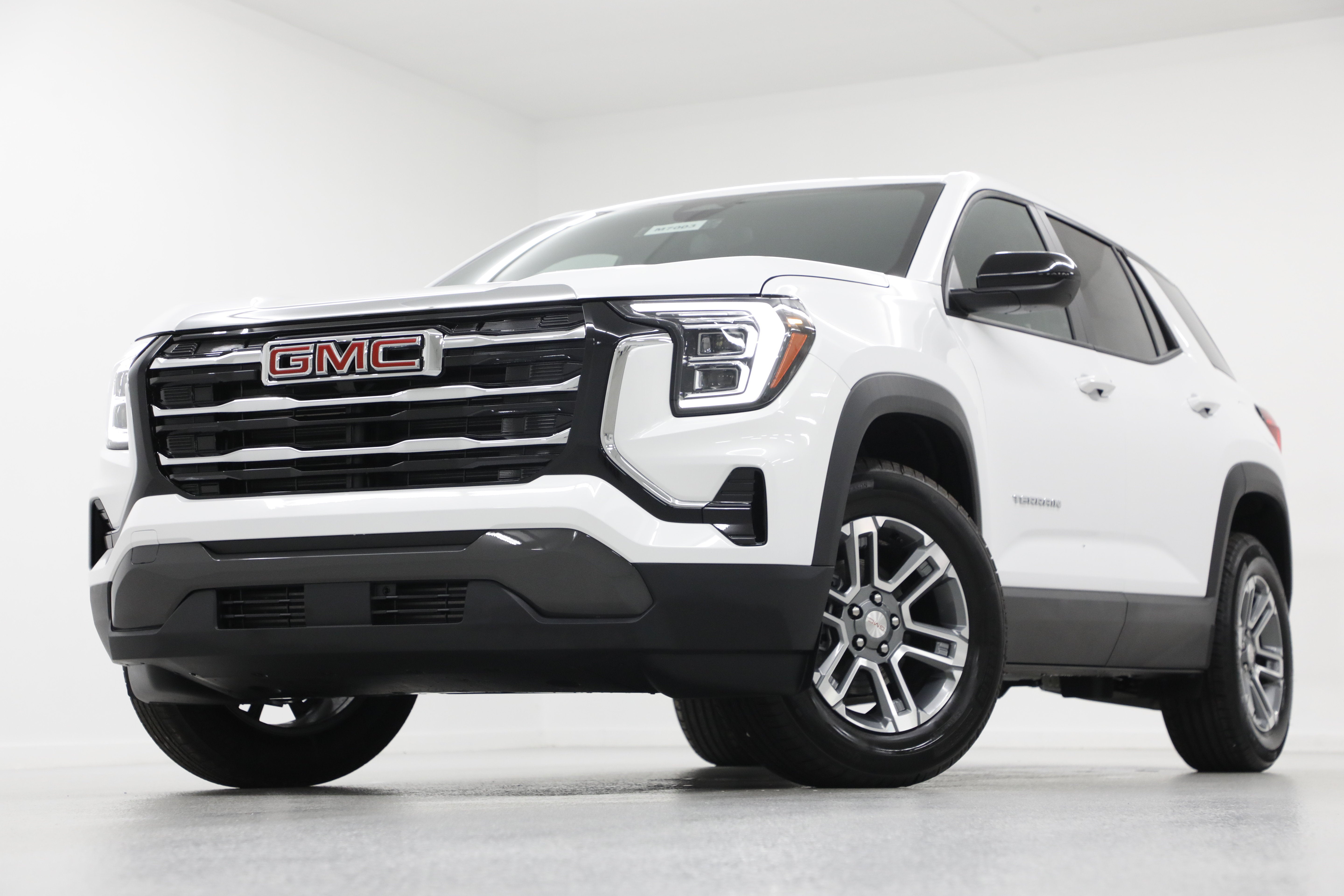 2027 GMC Terrain AWD Elevation in Summit White — front three-quarter view